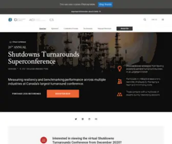 Shutdownssuperconference.com(Shutdowns Turnarounds Superconference) Screenshot