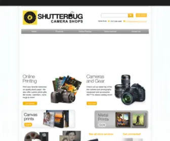 Shutterbugcamerashops.com(Shutterbug Camera) Screenshot