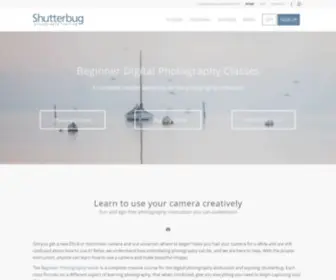 Shutterbugtraining.com(Beginner Photography Classes and Private Camera Instruction) Screenshot