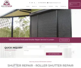 Shutterepair.co.uk(Our shutter repair company) Screenshot