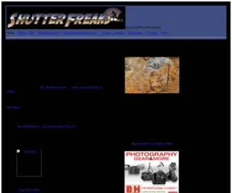 Shutterfreaks.com(Promoting Better Photography) Screenshot