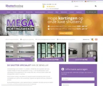 Shutterkoning.com(Shutters kopen bij de specialist) Screenshot