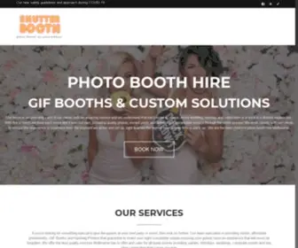 Shutterphotobooth.com.au(Photo Booth Hire Melbourne) Screenshot