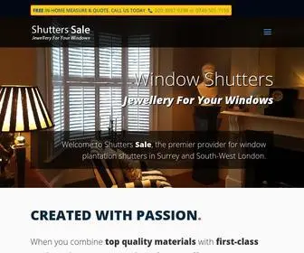 Shutters-Sale.co.uk(Window Shutters for Your Home) Screenshot