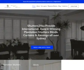 Shutters2You.com.au(Shutters2You) Screenshot