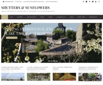 Shuttersandsunflowers.com(Shutters and Sunflowers) Screenshot