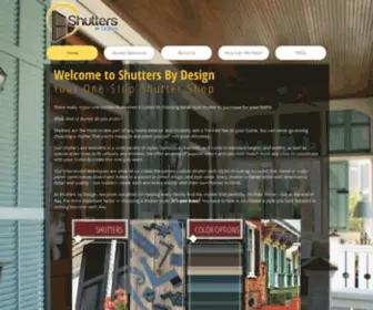 Shuttersbydesign.com(SBD) Screenshot