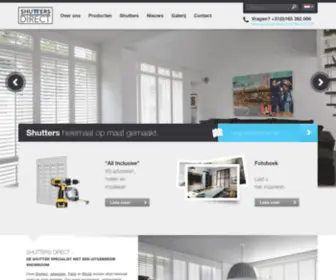 Shuttersdirect.nl(Shutters Direct) Screenshot