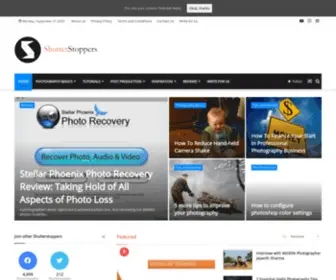 Shutterstoppers.com(Digital Photography Tips and Tutorials) Screenshot