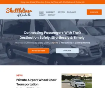 Shuttlelinerofocala.com(Transportation Services and Airport Shuttle in Ocala) Screenshot