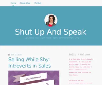 Shutupandspeak.net(Shut Up And Speak) Screenshot