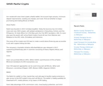 SHVD.org(SHVD Paxful Crypto) Screenshot