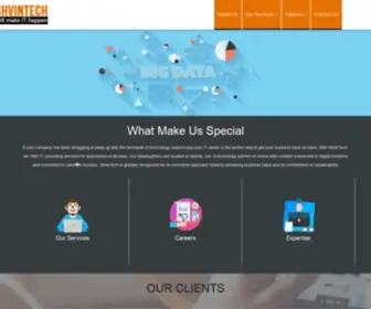 Shvintech.com(IT consulting Company) Screenshot