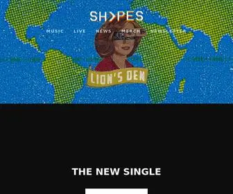 SHvpes.com(Official site for SHVPES. New album Greater Than out now) Screenshot