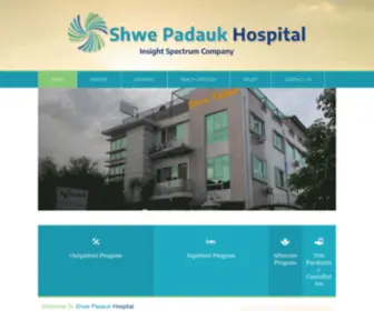 Shwepadaukhospital.com(Shwe Padauk Hospital) Screenshot