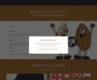 Shwetynutz.com(Shwety Nutz) Screenshot