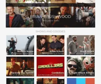 Shwood.com(Brian Brushwood) Screenshot