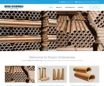 Shyamenterprises.net(Paper Core Manufacturer in Kolkata) Screenshot