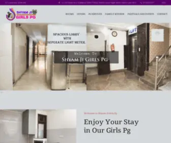 Shyamjigirlspg.com(Shyam Ji Girls Pg) Screenshot