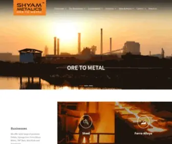 Shyammetalics.com(SEL 500D) Screenshot