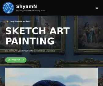 Shyamn.com(Professional Sketch Painting Artist) Screenshot