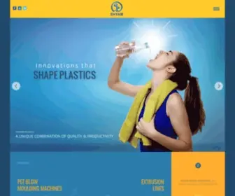 Shyamplastic.com(Plastic Processing Machinery) Screenshot