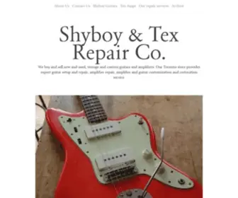 SHyboytexrepairs.com(Shyboy & Tex Repair Co) Screenshot