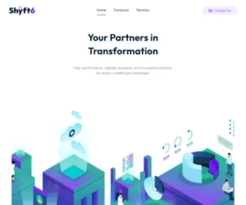 SHYFT6.com(Digital Transformation Consultants) Screenshot