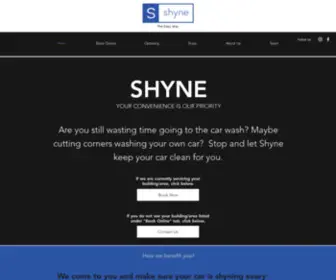 SHynecar.com(Shyne Car Wash) Screenshot