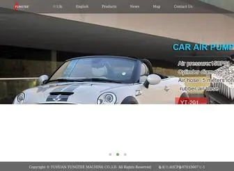 SHYTJD.com(YUHUAN YUNGTEE MACHINE CO) Screenshot