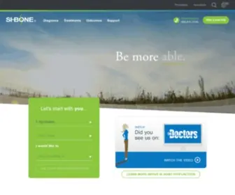 SI-Bone.com(MIS Sacroiliac Joint Fusion Surgery) Screenshot