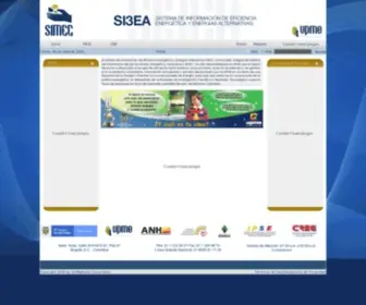 SI3EA.gov.co(Sistema de Información de Eficiencia Energéctica y Energías Alternativas) Screenshot