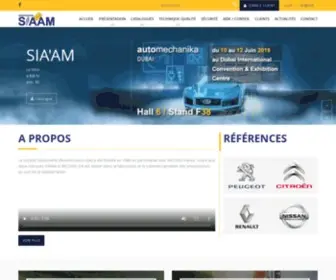 Sia-AM.com(Société industrielle d'amortisseurs) Screenshot