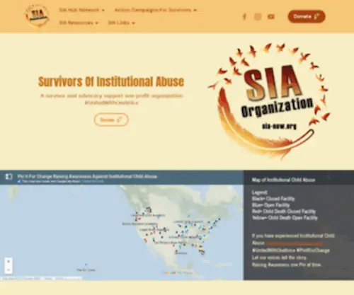 Sia-Now.org(SIA Organization) Screenshot
