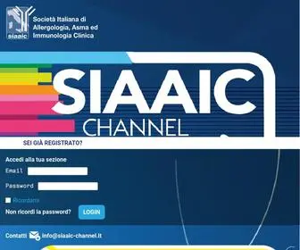 Siaaic-Channel.it(SIAAIC Channel) Screenshot
