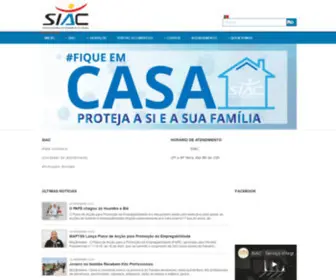 Siac.gv.ao(Bem-vindo ao Portal do SIAC) Screenshot