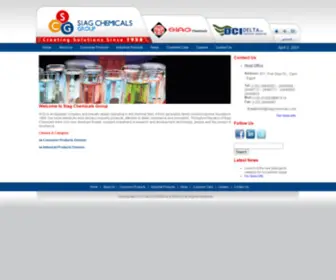 Siagchemicals.com(Siag Chemicals Egypt) Screenshot