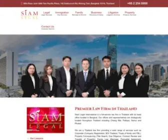 Siam-Legal.com(Siam Legal International) Screenshot