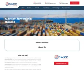 Siam-Shipping.com(International freight forwarder in Thailand) Screenshot