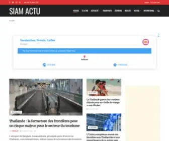 Siamactu.fr(Suivez toute l'actualité et les informations de Thaïlande en français grâce à) Screenshot