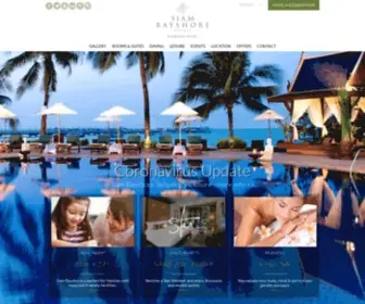 Siambayshorepattaya.com(Luxury Pattaya Hotel near Walking Street) Screenshot