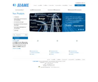 Siame.com.tn(Appareillages électriques Tunisie) Screenshot