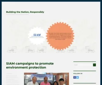 Siamonline.in(Society of Indian Automobile Manufacturers) Screenshot