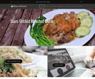 Siamorchidcolumbus.com(Best Thai Food in Columbus) Screenshot