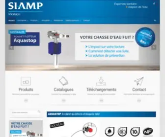 Siamp.fr(Fabricant de WC suspendus) Screenshot