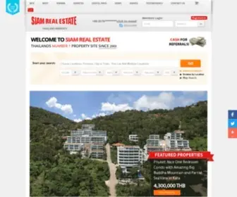 Siamrealestate.com(Thailand Real Estate) Screenshot