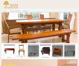 Siamrosewood.co.th(Rosewood furniture in Thailand) Screenshot