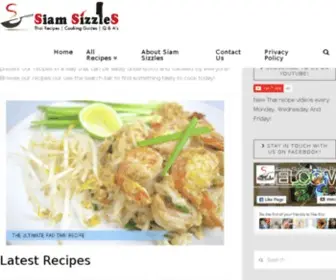 Siamsizzles.com(Tasty Thai Recipes) Screenshot