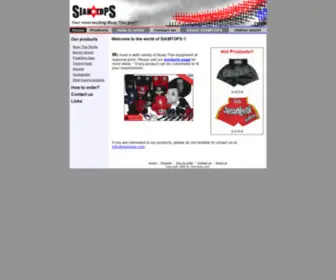 Siamtops.com(Muay Thai Gear) Screenshot