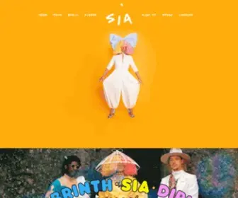 Siamusic.net(Official site for Sia. Inc) Screenshot